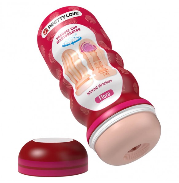 PRETTY LOVE - Flora Vacuum Cup Masturbator With Red Sucker Ball PRETTY LOVE - Flora Vacuum Cup Masturbator With Red Sucker Ball